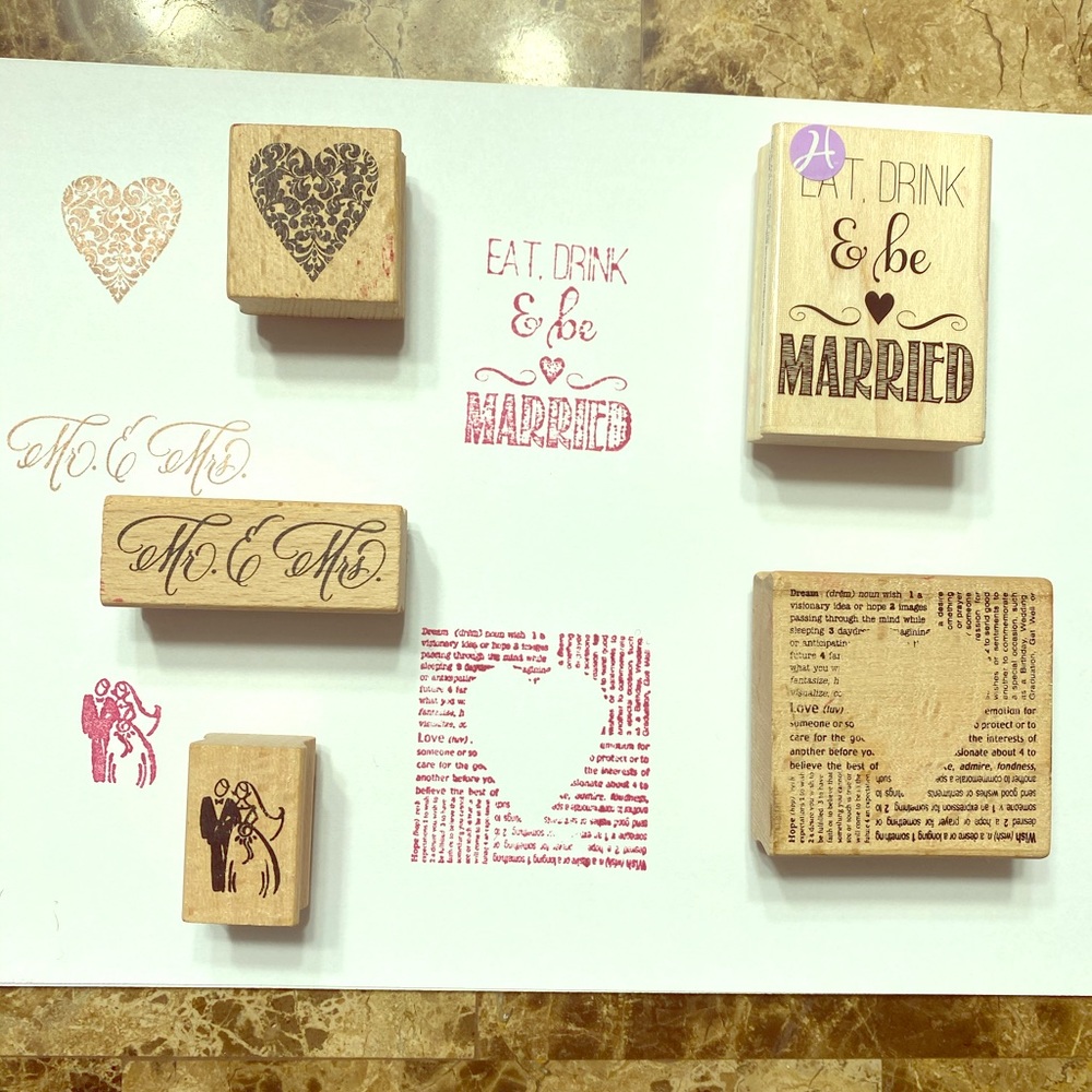 Wooden stamps